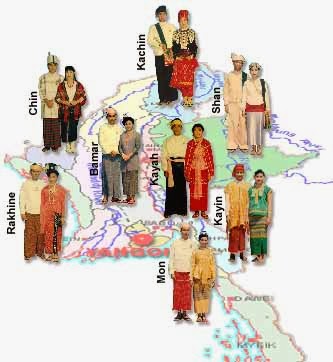 မြန်မာနိုင်ငံတွင် တိုင်းရင်းသားပေါင်း (၁၃၅) မျိုးသာရှိ