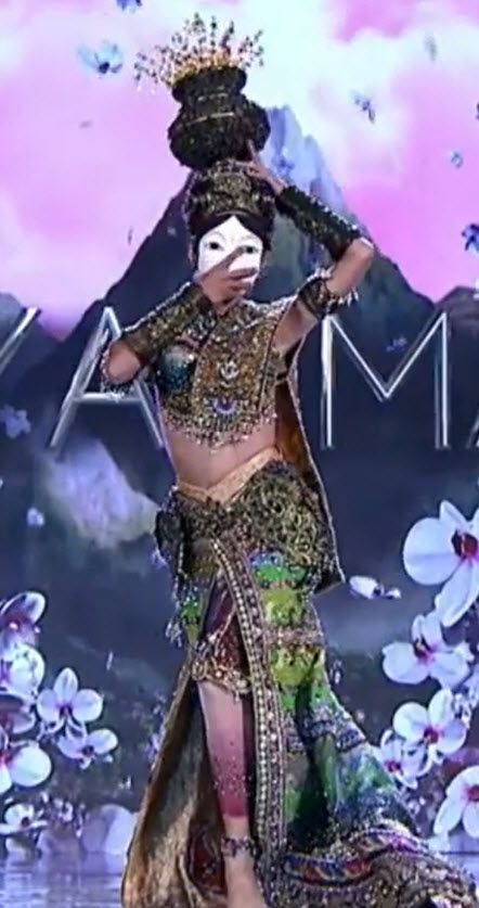မီးမီးရဲ့ National Costume ယှဉ်ပြိုင်မှု Miss Grand Myanmar 2022