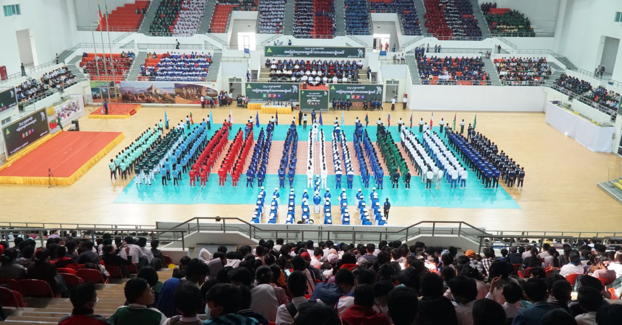 ၂၀၂၂-၂၀၂၃ ပညာသင်နှစ် အခြေခံပညာကျောင်းသားအားကစားပွဲတော်ဖွင့်ပွဲကျင်းပ