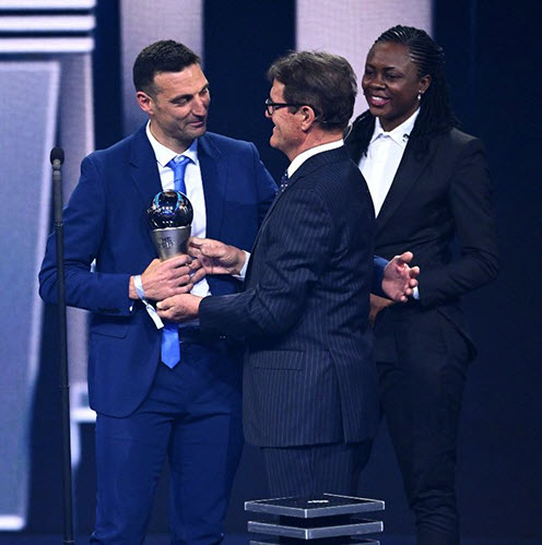 FIFA ရဲ့ THE BEST ဆုများကို ၂၀၂၂ ခုနှစ်ကမ္ဘာ့ဖလား ချန်ပီယံအသင်းဖြစ်တဲ့ အာဂျင်တီးနားအသင်းသား များမှ ရရှိခဲ့