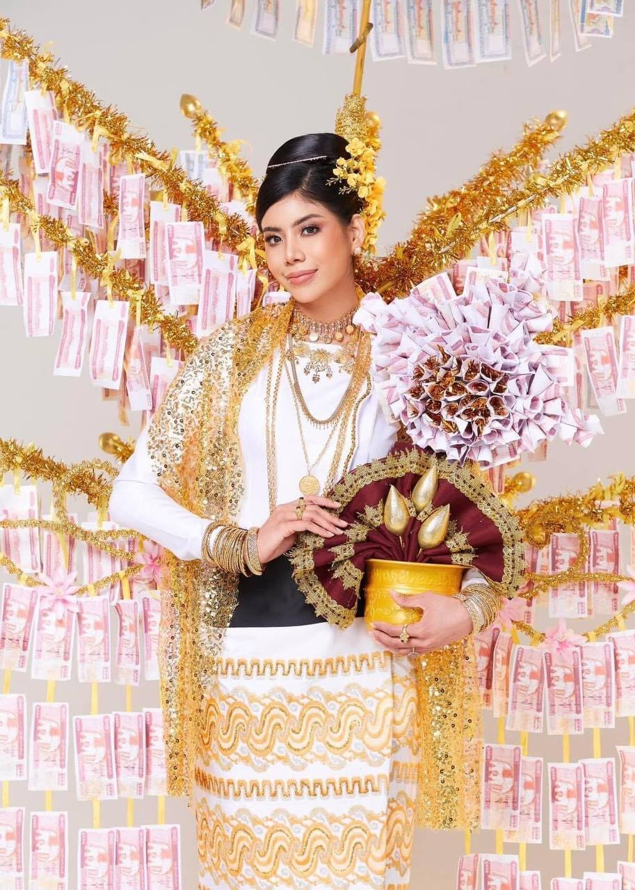 မြန်မာ့ငွေပဒေသာပင် နဲ့ National Costume ဝင်ပြိုင်မယ့် အမရာဘို