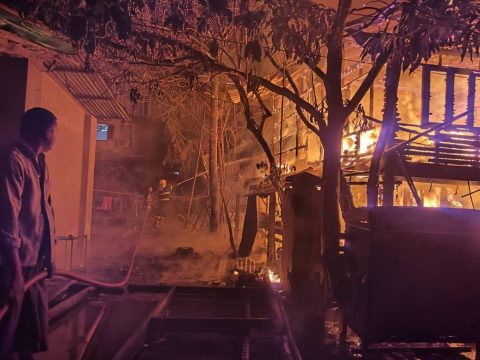ဖြူးမြို့နယ်တွင် မီးလောင်မှုဖြစ်ပွား