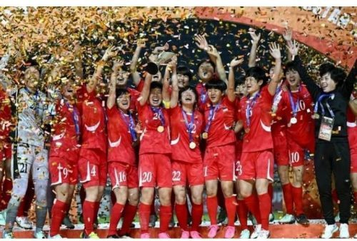 အာရှ ယူ-၂၀ အမျိုးသမီးဘောလုံးပြိုင်ပွဲ မြောက်ကိုရီးယား ဗိုလ်စွဲ