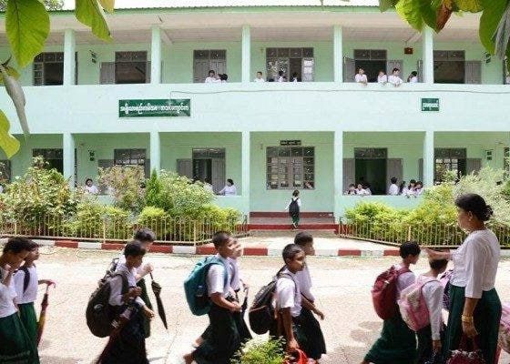 ဇွန်လ (၃) ရက်နေ့တွင်ကျောင်းများအားလုံး ဖွင့်လှစ်မည်